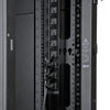 Toolless vertical PDU mounting capabilities with rear vertical channels provide 0U mounting to save valuable rack space. Note: the rails will have 10-32 mounting holes.