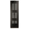 Rack features locking, reversible, removable front door, with included keys.