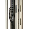Toolless vertical PDU mounting capabilities with rear vertical channels provide 0U mounting to save valuable rack space.