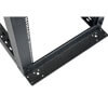 This 52U rack features heavy-duty construction for extra durability and supports stationary loads up to 3000 lb. 