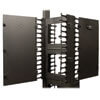 A 12-inch width provides capacity for larger cable bundles that would not fit in other cable managers.
