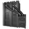 Unit can be configured with a dual ducted vents to direct cold air into a rack enclosure.