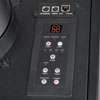 A top-mounted control panel displays the temperature, controls the operation mode, sets the automatic timer and locks settings.
