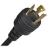 6.5 ft. power cord with NEMA L6-20P plug connects to standard 208/240V 20A AC outlet.