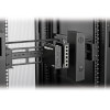2U rack-mount kit is easy to install and adjust to match DIN rail equipment of any depth.