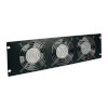SmartRack 3U Fan Panel - 3-120V high-performance fans; 210 CFM; 5-15P plug SRFAN3U
