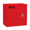 SmartRack Outdoor Industrial Enclosure with Lock - NEMA 4, Surface Mount, Metal Construction, 10 x 10 x 6 in., Red SRIN410106R