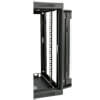 Vertical mounting rails support square-hole or threaded-hole mounting. 