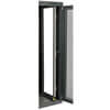Vertical mounting rails adjust in 7/8 in. increments to accommodate equipment of various sizes. 