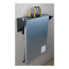 Mounts to the wall to allow vertical installation of a rack-mount device up to 175 lb.