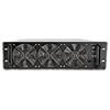 Locking button quickly secures the power module into the rack.<br>