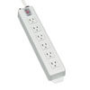 Power It! 6-Outlet Power Strip, 6 ft. (1.83 m) Cord, Power Switch Cover TLM606NC