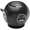 Safe-IT 3-Outlet Spherical Surge Protector, 5-15R Outlets, 4 USB Charging Ports, 8 ft. (2.4 m) Cord, Antimicrobial Protection TLP38UAM