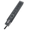 Protect It! 6-Outlet Surge Protector, 6 ft. (1.83 m) Cord, Right-Angle Plug, Side-Mount Switch, 1440 Joules, Tel/Modem Protection, Black Housing TLP606SSTELB