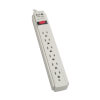 Protect It! 6-Outlet Surge Protector, 8 ft. (2.43 m) Cord, 990 Joules, Low-Profile Right-Angle 5-15P plug TLP608