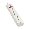 Protect It! 7-Outlet Surge Protector, 25 ft. Cord, 1080 Joules, Diagnostic LED, Light Gray Housing TLP725