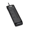 Protect It! 8-Outlet Surge Protector - 5-15R Outlets, 2100 Joules, 6 ft. (1.8 m) Cord, Black TLP86B