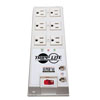 Protect It! 6-Outlet Surge Protector, 6 ft. (1.83 m) Cord, 3040 Joules, Tel/DSL Protection TR-6FM