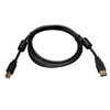 USB 2.0 A to B Cable with Ferrite Chokes (M/M), 6 ft. (1.83 m) U023-006