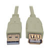USB 2.0 Extension Cable (A M/F), Beige, 6 ft. (1.83 m) U024-006-BE