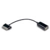 USB OTG Host Adapter Cable For Samsung Galaxy Tablet, 6-in. (15.24 cm) U054-06N