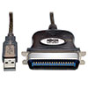 The U206-010 USB to Parallel Printer Cable is ideal for computers without a parallel port or when the parallel port is already in use.