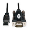 USB-A to RS232 (DB9) Serial Adapter Cable - (M/M), 5 ft. (1.52 m) U209-000-R