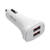 Dual-Port USB Car Charger for Tablets and Cell Phones, 5V 4.8A (24W) U280-C02-S2