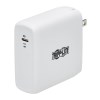 Compact 1-Port USB-C Wall Charger - GaN Technology, 100W PD3.0 Charging, White U280-W01-100C1G