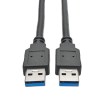 USB 3.0 SuperSpeed A/A Cable (M/M), Black, 3 ft. (0.91 m) U320-003-BK