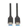 USB 3.0 SuperSpeed A to A Cable for Tripp Lite USB 3.0 All-in-One Keystone/Panel Mount Couplers (M/M), Black, 10 ft. (3 m) U325-010