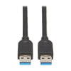 USB 3.2 Gen 1 SuperSpeed A/A Cable (M/M), Black, 6 ft. (1.83 m) U325X-006