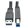 The 25 ft. USB 3.0 A/B cable allows USB printers and other devices to connect to a computer in a single, non-daisychainable run.