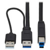 USB 3.0 SuperSpeed Active Repeater Cable (A to B M/M), 25 ft. (7.6 m) U328-025-1