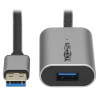 USB 3.2 Gen 1 Active Extension Repeater Cable (A M/F), Aluminum Housing, 10 m (32.8 ft.) U330-10M-AL