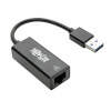 USB 3.0 to Gigabit Ethernet NIC Network Adapter - 10/100/1000 Mbps, Black U336-000-R