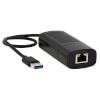 USB to RJ45 Gigabit Ethernet Network Adapter (M/F) - USB 3.1 Gen 1, 2.5 Gbps Ethernet, Black U336-06N-2P5-B