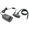 Package includes adapter, USB 3.0 Micro B cable and external power supply. 