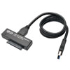 Adapter features 22-Pin SATA connector and USB 3.0 Micro-B connector. 