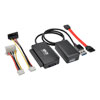 USB 3.0 SuperSpeed to SATA/IDE Adapter with Built-In USB Cable, 2.5 in., 3.5 in. and 5.25 in. Hard Drives U338-06N