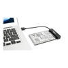 Connects a 2.5 in. or 3.5 in. SATA drive to your laptop or computer's USB port for extra storage, disk formatting and data transfer.