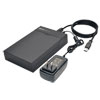 Package includes dock, USB 3.0 A/B cable, external power supply and quick start guide. 