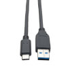 USB-C to USB-A Cable (M/M), USB 3.2 Gen 1 (5 Gbps), Thunderbolt 3 Compatible, 6 ft. (1.83 m) U428-006