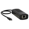 USB-C to RJ45 Gigabit Ethernet Network Adapter (M/F) - USB 3.1 Gen 1, 2.5 Gbps Ethernet, Black U436-06N-2P5-B