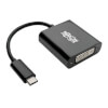 USB-C to DVI Adapter with Alternate Mode - DP 1.2, Black U444-06N-DVIBAM