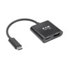USB-C to HDMI Adapter with PD Charging, HDCP, Black U444-06N-H4B-C