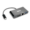 USB-C Multiport Adapter - 4K HDMI, USB-A Port, GbE, 60W PD Charging, HDCP, Black U444-06N-H4GUBC