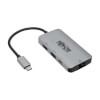 USB-C Multiport Adapter - 4K HDMI, USB-A, GbE, 100W PD Charging, HDCP, Gray U444-06N-H4GUSC