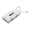 USB-C Multiport Adapter (M/3xF) - 4K HDMI, DVI, VGA, HDCP, White U444-06N-HDV4K