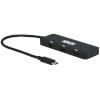 USB-C Adapter, Triple Display - 4K 60 Hz HDMI, HDR, 4:4:4, HDCP 2.2, DP 1.4 Alt Mode, Black U444-3H-MST